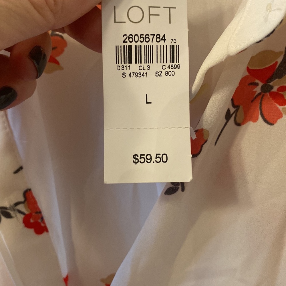 Loft button down. - Picture 3 of 3